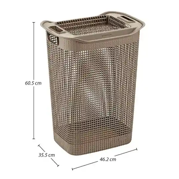 Rimax Cesta Ropa Linum Mocca