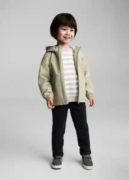 Abrigo Iggi Verde Talla 66 Niños Mango