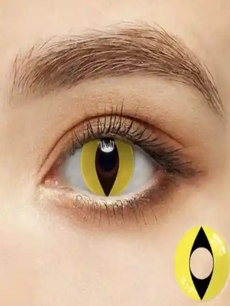 Lente de Contacto Dragon Amarillo ZY-048