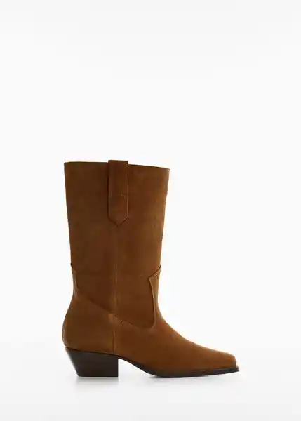 Botas Bom Camel Talla 38 Mujer Mango