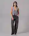 Chaleco Cruzado Mujer Gris Nublado Medio Talla XL 84624 Rifle