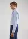 Camisa Selva Celeste Talla XXL Hombre Mango
