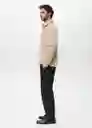 Sobrecamisa Jazz Beige Talla M Hombre Mango