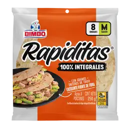 Bimbo Tortilla Integrales Rapiditas 250 g