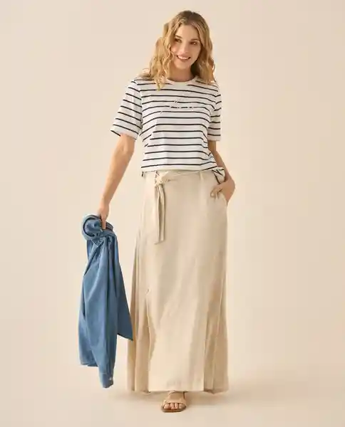 Falda Crudo Nevisca Claro Talla 10 643G004 Esprit