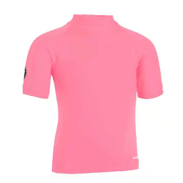 Nabaiji Camiseta Anti-Uv Manga Corta Bebé Rosado Talla 24 Meses