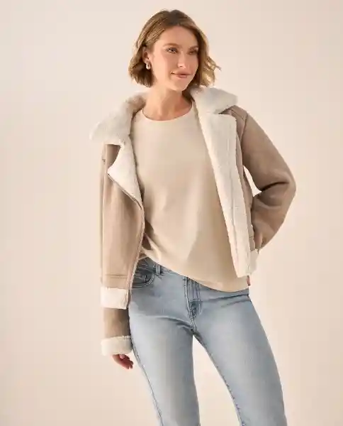 Camiseta Beige Ostra Claro Talla L 609G004 Esprit