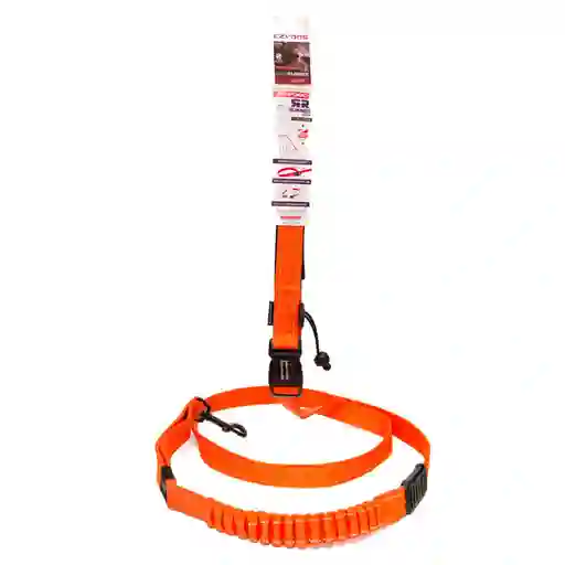 Ezydog Correa Para Perro Road Runner Zero Shock Naranja