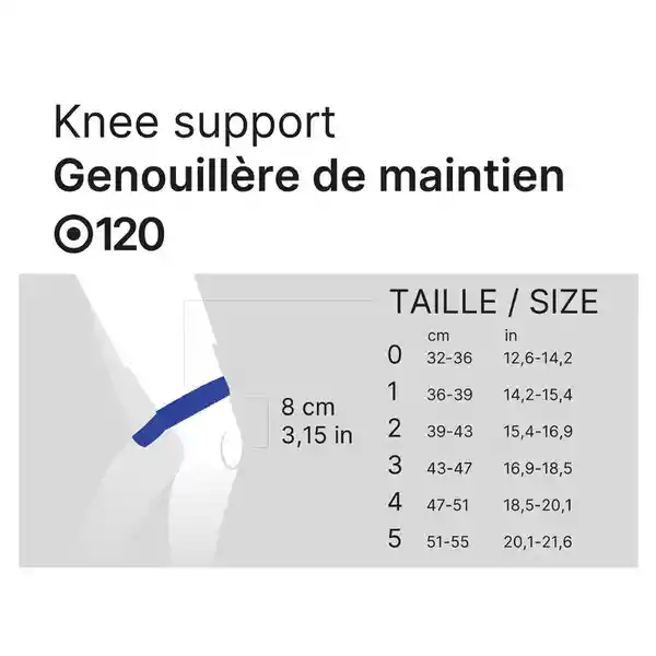 Rodillera Sujeción D/i Refuerzos Laterales Talla 1