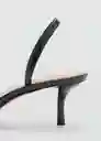 Zapatos Bisou Negro Talla 41 Mujer Mango