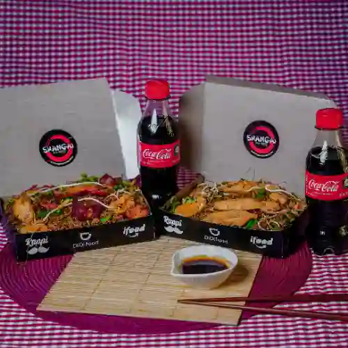 Dos (2) Arroces Personales y 2 Cocacola
