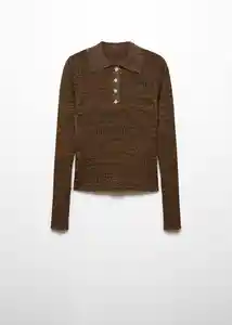 Buzo Jersey Vibrac Ocre Talla S Mujer Mango