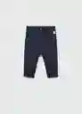 Pantalón Basic Navy Talla 61 Niños Mango