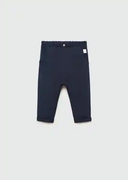 Pantalón Basic Navy Talla 61 Niños Mango