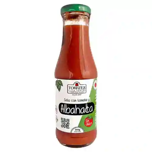 Salsa de Tomate Orgánico con Albahaca