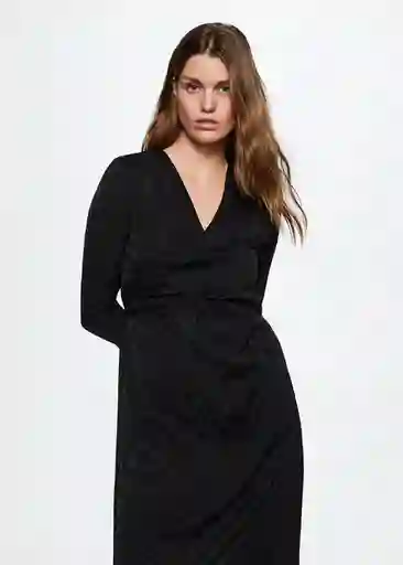 Vestido Dante-W Negro Talla S Mujer Mango