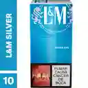 L&M Silver​ x 10 Cigarrillos