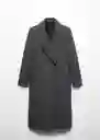 Abrigo Eye Gris Talla S Mujer Mango
