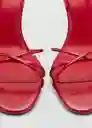 Sandalias Zazo Rojo Talla 37 Mujer Mango