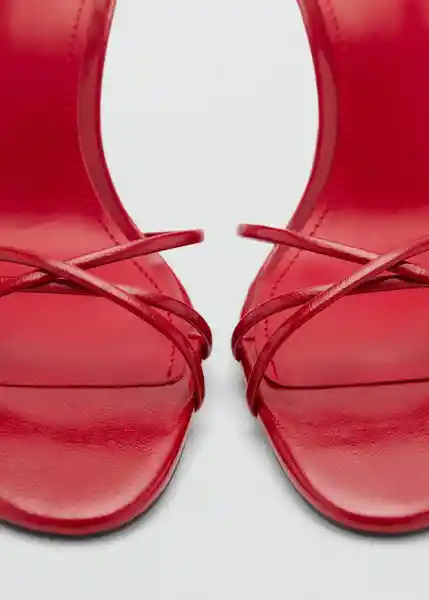 Sandalias Zazo Rojo Talla 37 Mujer Mango