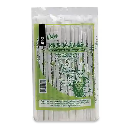 Aro Pitillo Vida Sorbiflex Extra Plástico