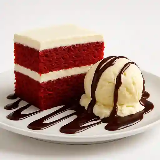 Red Velvet con Helado