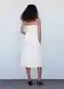 Vestido Saritas Off White Talla S Mujer Mango