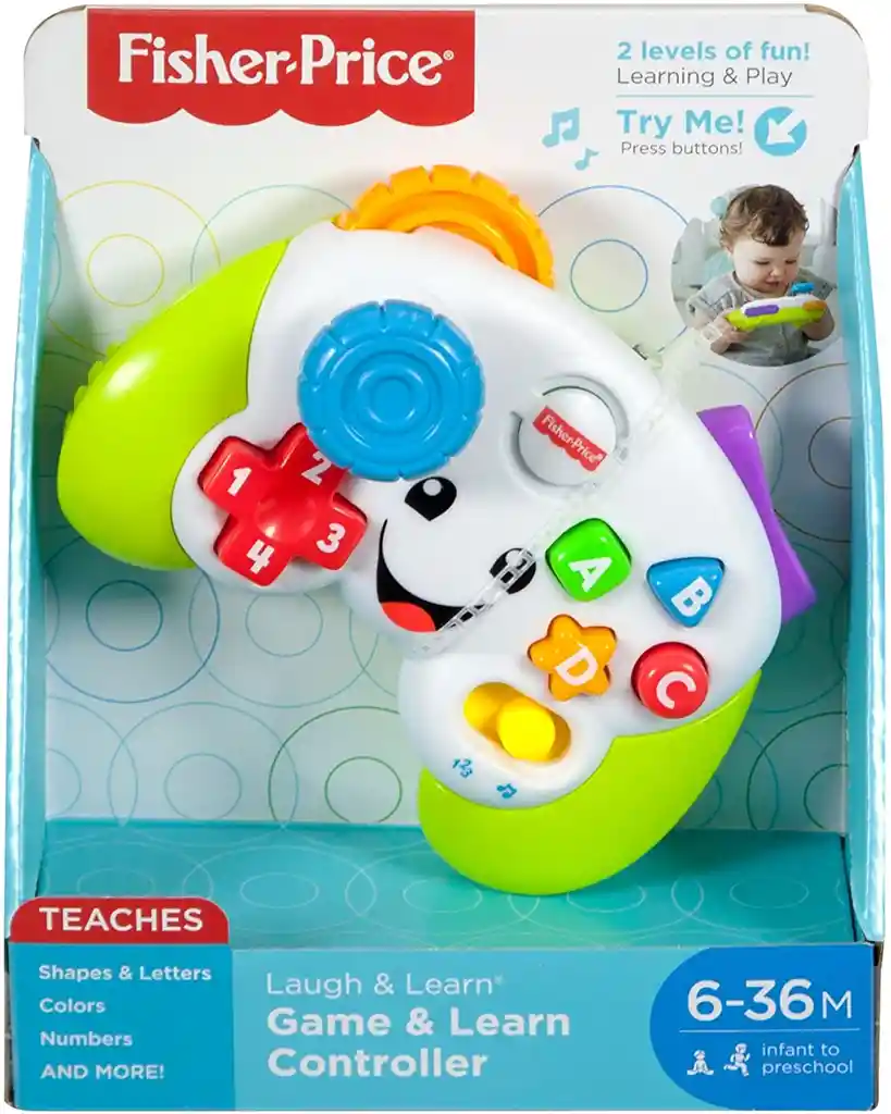 Fisher Price Control Verde Juega Y Aprende Conmigo