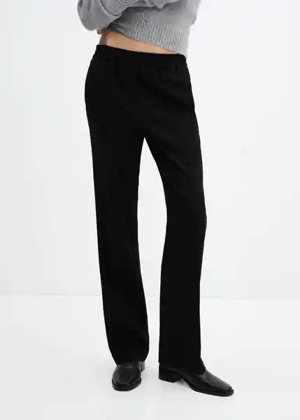 Pantalón Charli Negro Talla L Mujer Mango