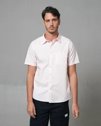 Camisa Hombre Rosa Talla S 110G001_ROS122906 Rifle
