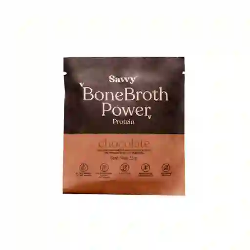 Savvy Suplemento Dietario Bone Broth Power Protein Chocolate