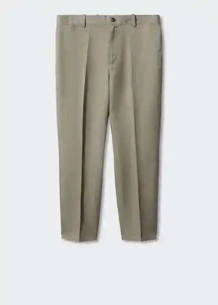 Pantalón Capri Khaki Talla 38 Hombre Mango