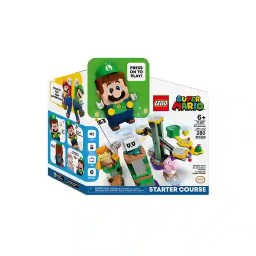 Lego Set de Construcción Inicial Aventuras Con Luigi