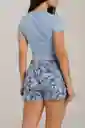 Camiseta Crop Top Relaxed Fit Baby Tee Sunrays Mujer S Oneill