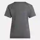 Reebok Camiseta Id Train Tee Manga Corta de Mujer Negro Talla S