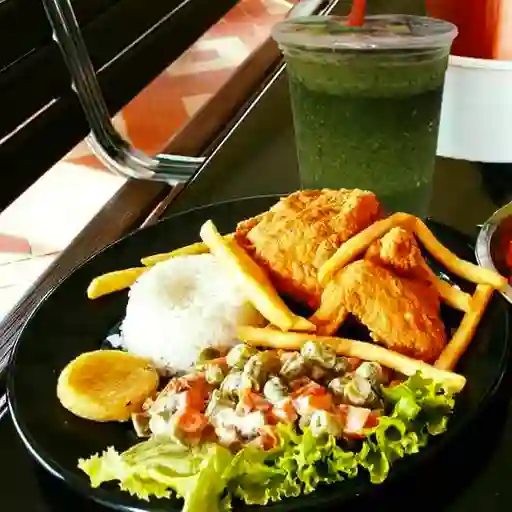 Bandeja 1/4 con Jugo