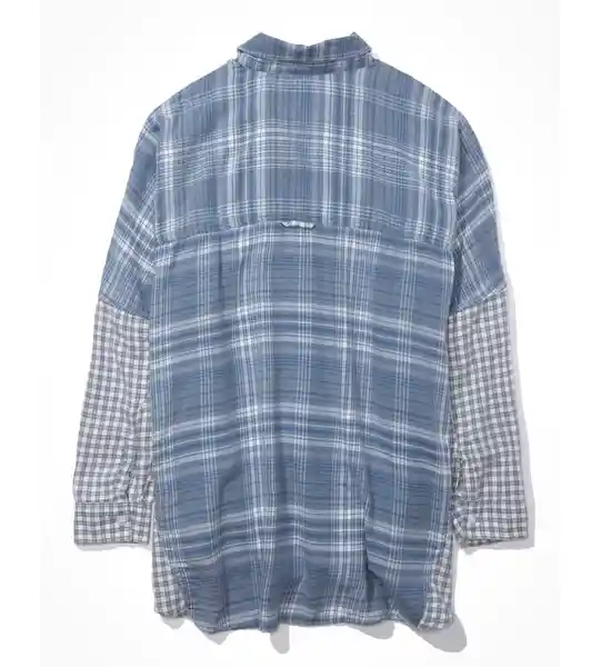 Camisa Mujer Azul Talla Large American Eagle