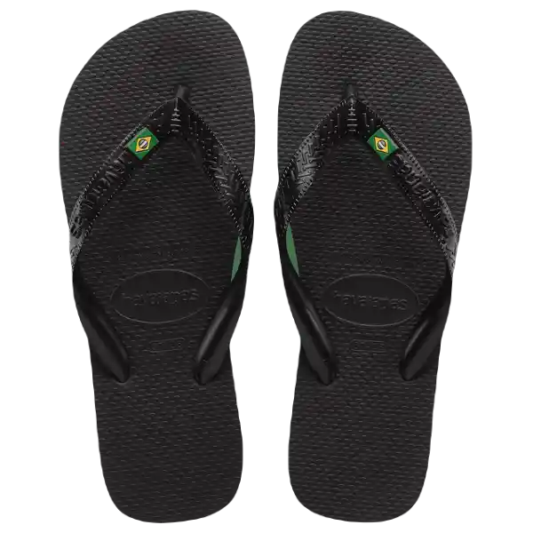 Sandalias Brasil Negro Talla 38 4000032 Havaianas