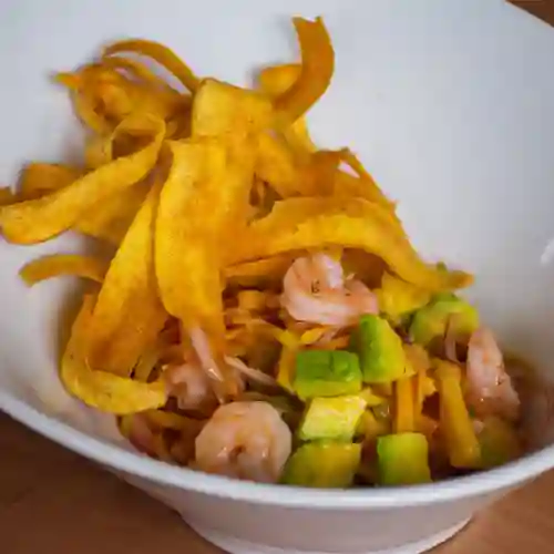 Ceviche de Mango y Camarones