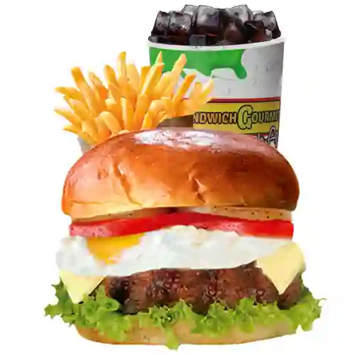 Combo Hamburgesa Criolla