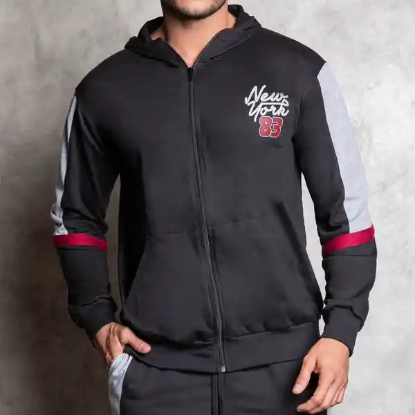 Croydon Chaqueta Fitz Para Hombre Color Negro Talla M