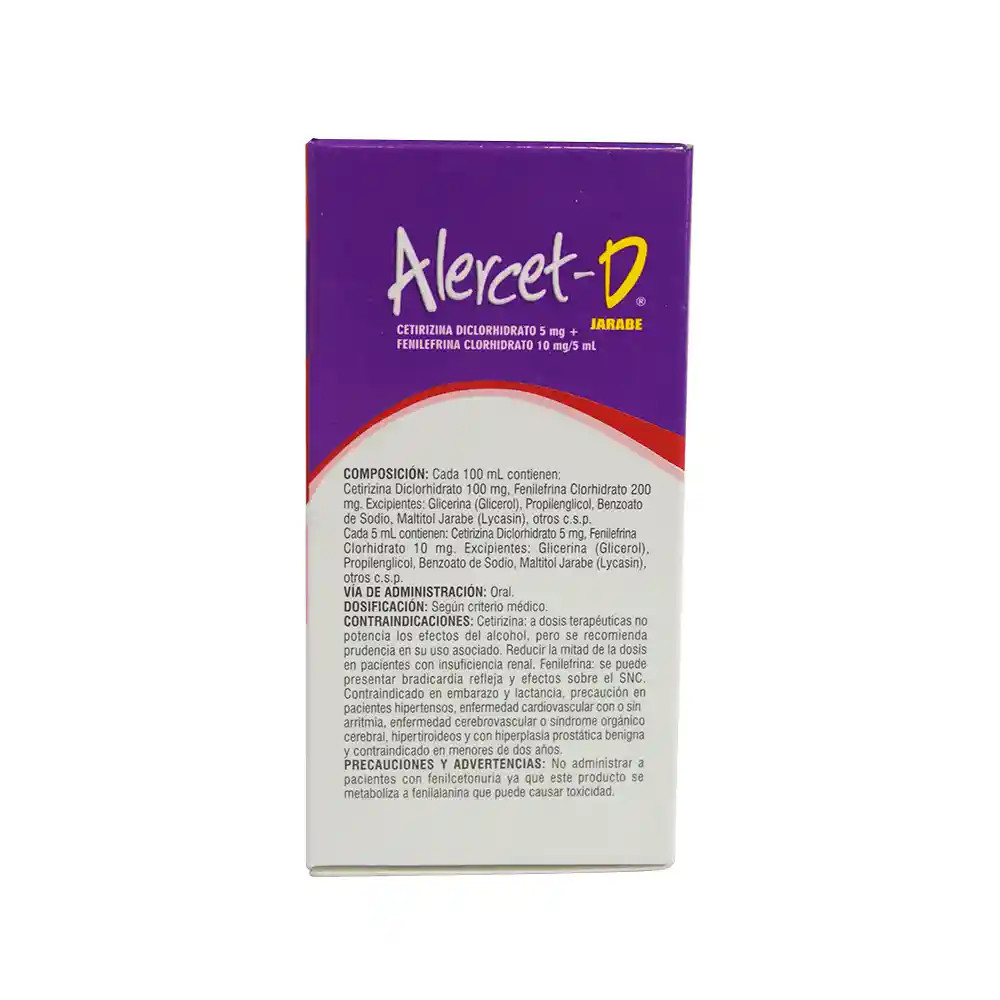 Alercet-D Jarabe (5 mg / 10 mg)