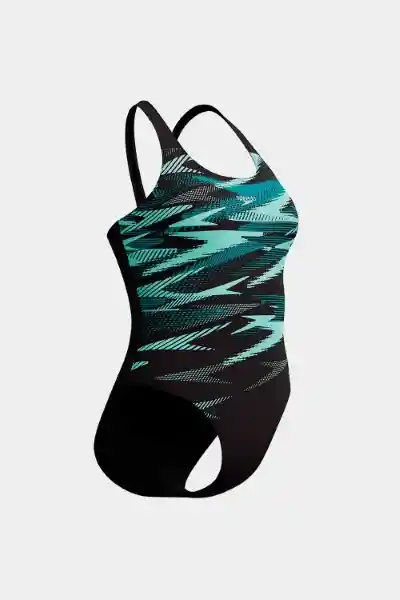 Vestido de Baño Hyperboom Placement Teal Mujer Talla 32 Speedo
