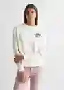 Sudadera Sunday Niñas Off White Talla 22 Mango