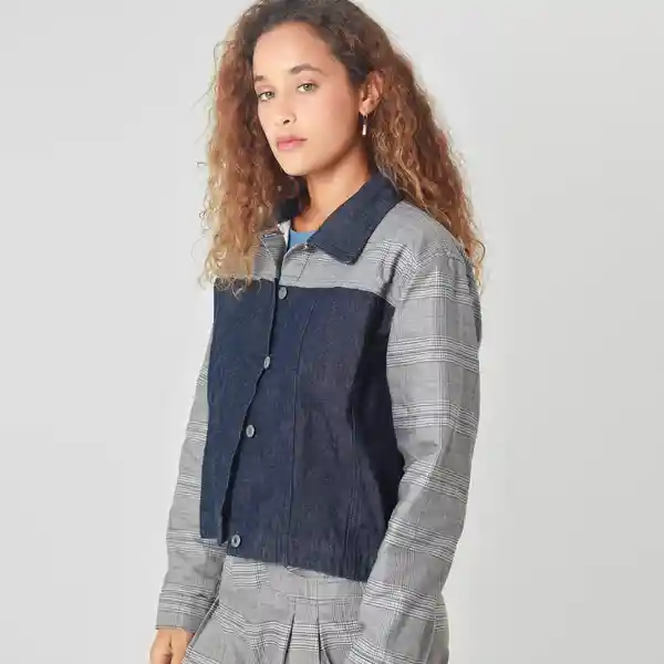 Chaqueta Cuello Sport Manga Larga Multicolor Talla M 721721