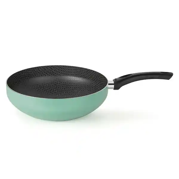 Frigideira Aspiración Sartén Wok Azul 28 cm