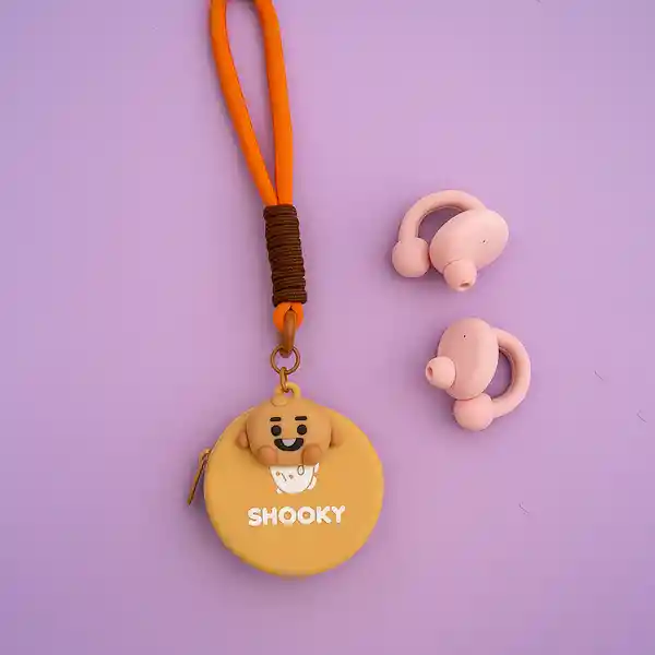 Estuche Protector de Audífonos Baby Shooky Serie Bt21 Miniso