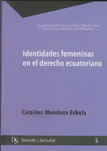 AdeS Identid Femeninas En El Derecho Ecuatoriano