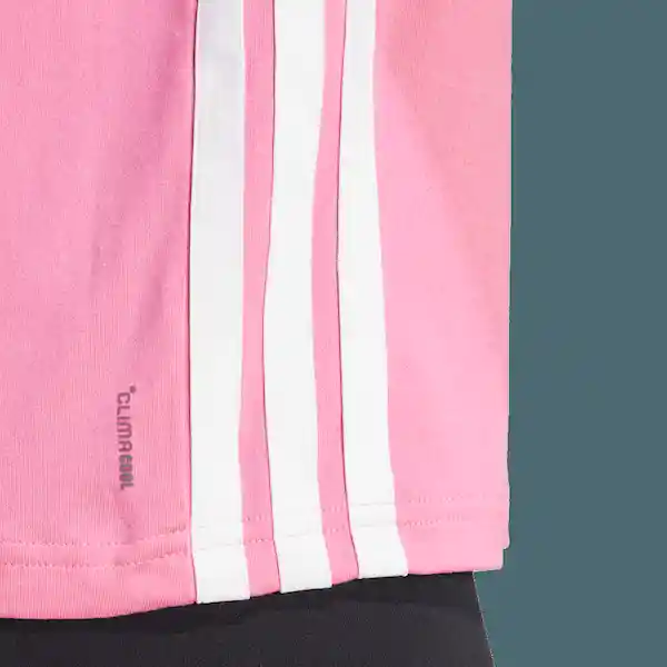 Adidas Camiseta Manga Corta we 3S Crew Tee Mujer Rosado Talla L