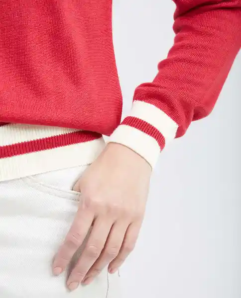 Suéter Retro Femenino Rojo Subido Oscuro XS Chevignon